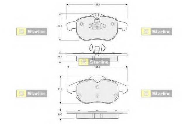 Дискові гальма BDS318 STARLINE