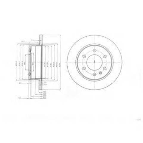Дискові гальма BG4033 DELPHI