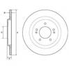 Диск гальмівний задній BG4563C DELPHI