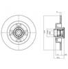 Диск гальмівний задній BG9030RS DELPHI