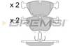 Колодки гальмівні передні, дискові BP2685 BREMSI