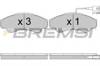 Колодки гальмівні дискові комплект BP2998 BREMSI