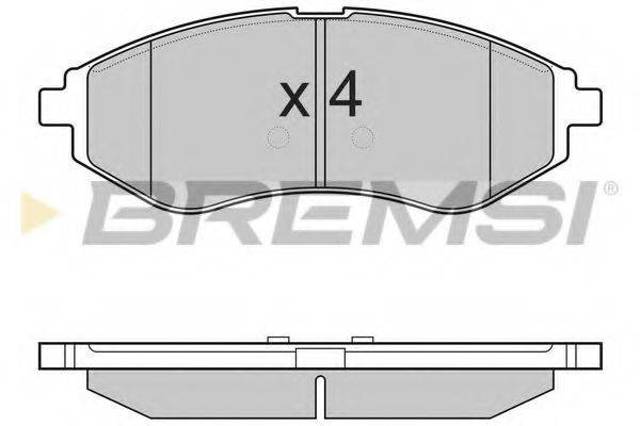 Дискові гальма BP3111 BREMSI