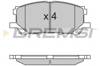 Колодки гальмівні передні, дискові BP3168 BREMSI