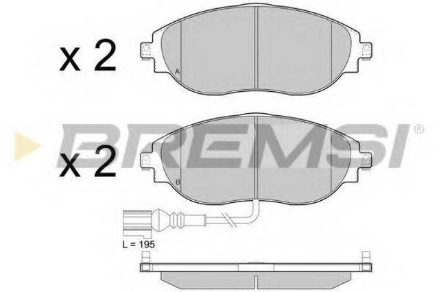 Дискові гальма BP3474 BREMSI