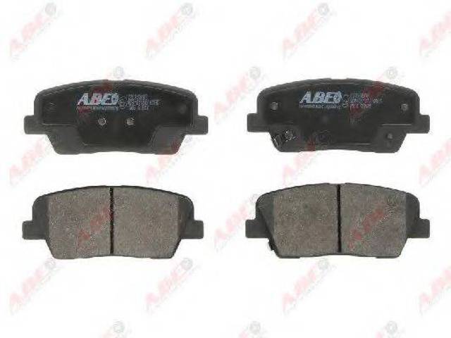 Колодки гальмівні задні, дискові C20316ABE ABE