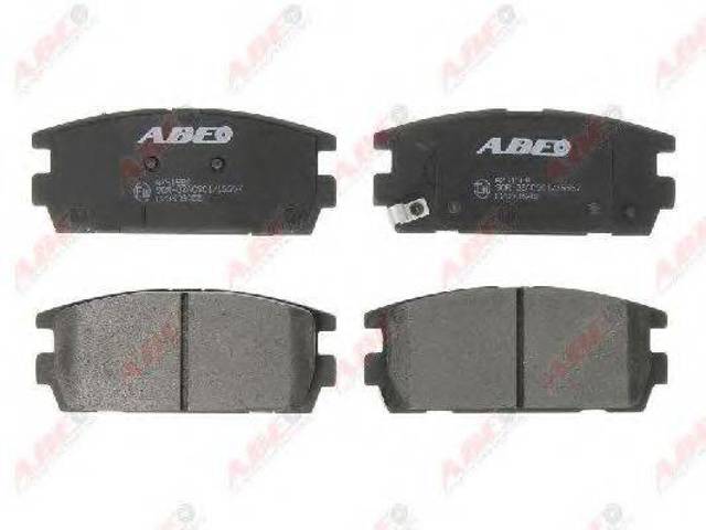 Колодки гальмові задні, дискові C20506ABE ABE
