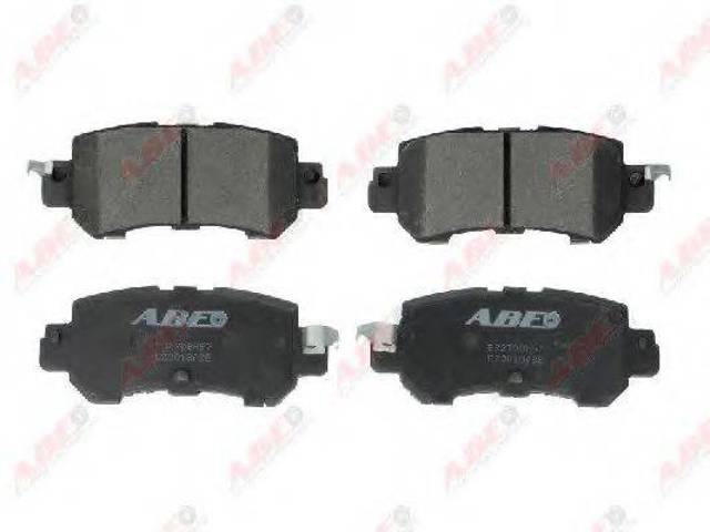 Колодки гальмівні задні, дискові C23018ABE ABE