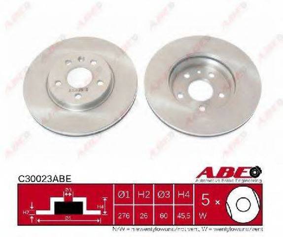 Гальмо дискове переднє C30023ABE ABE