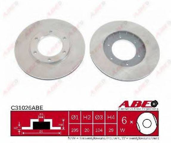 Ротор гальмівний C31026ABE ABE