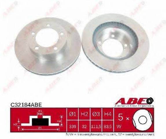 Гальмо дискове переднє C32184ABE ABE