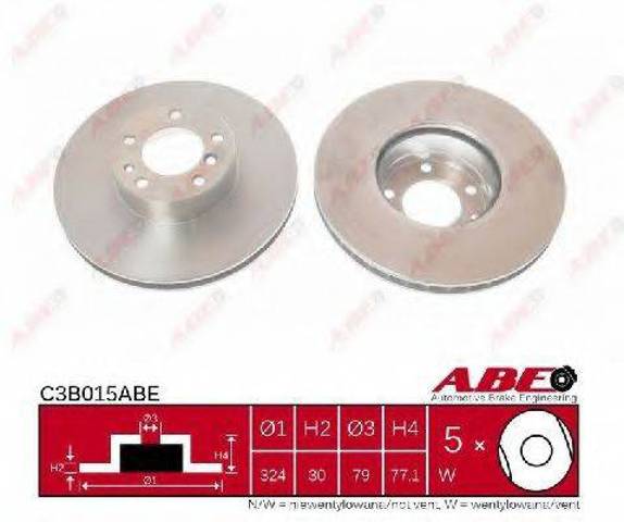 Гальмо дискове переднє C3B015ABE ABE