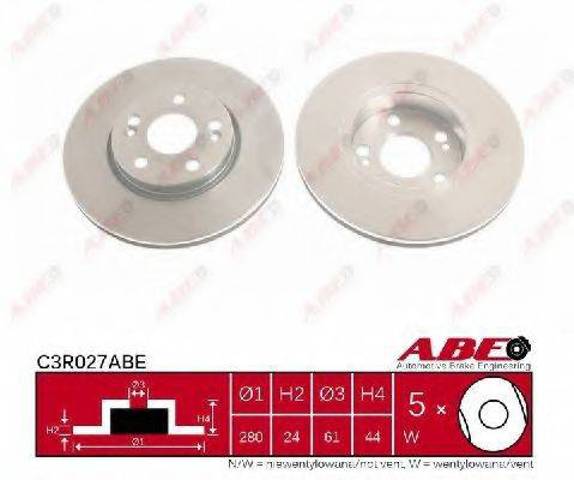 Гальмо дискове переднє C3R027ABE ABE