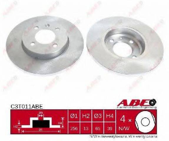 Диск гальмівний передній C3T011ABE ABE