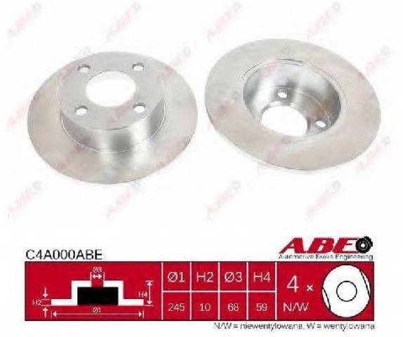 Диск гальмівний задній C4A000ABE ABE