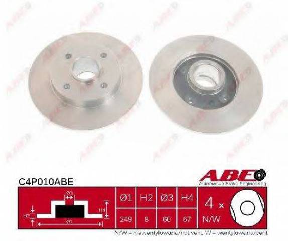 Дискові гальма C4P010ABE ABE