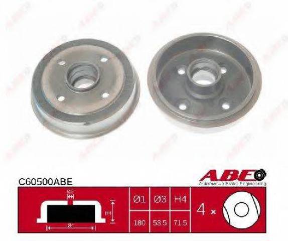 Барабан гальмівний задній C60500ABE ABE