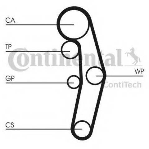 Комплект ГРМ CT1028WP3 CONTINENTAL