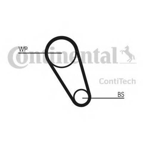 Ремінь ГРМ, комплект CT1143WP1 CONTINENTAL