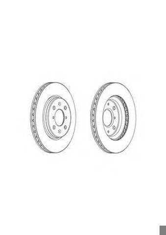 Гальмо дискове переднє DDF2070C FERODO