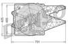 Дифузор радіатора охолодження, в зборі з двигуном і крильчаткою DER09100 DENSO