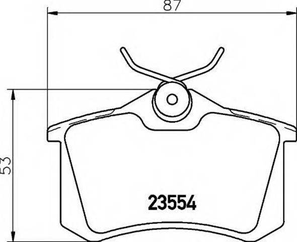 Комплект задніх колодок DP2680 EBC BRAKES