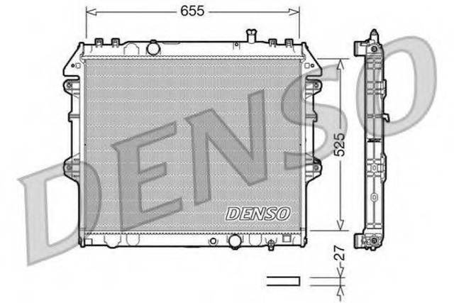 Радіатор охолодження DRM50039 DENSO
