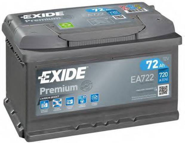 Авто акумулятор EA722 EXIDE
