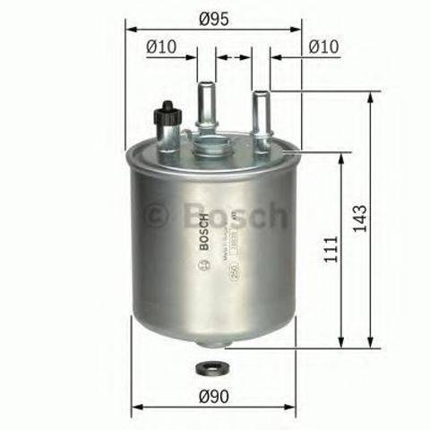 Фільтр тонкого очищення палива F026402081 BOSCH