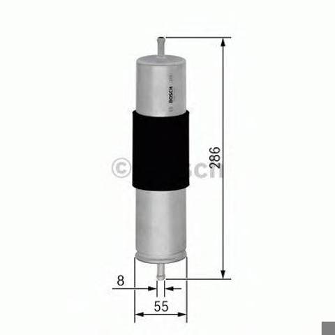 Фільтр тонкого очищення палива F026402095 BOSCH