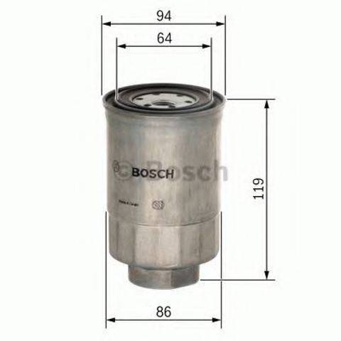 Фільтр паливний F026402110 BOSCH