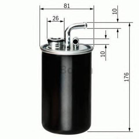 Фільтр палива F026402827 BOSCH