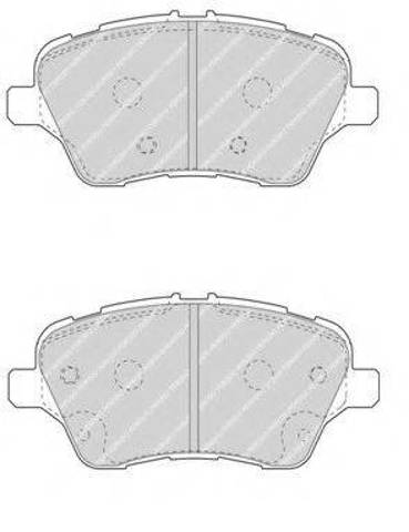 Колодки передні FDB4612 FERODO