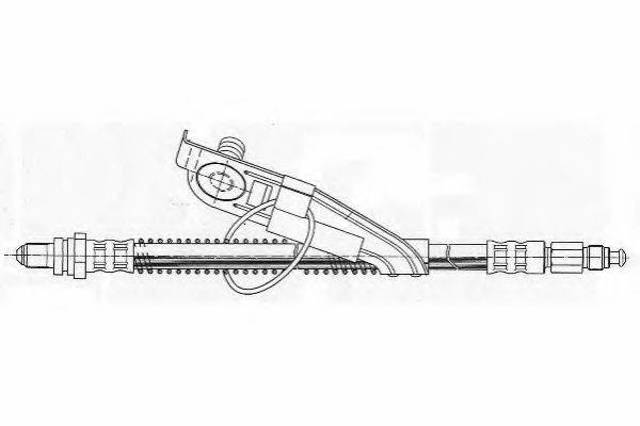 Гальмівний шланг FHY2283 FERODO