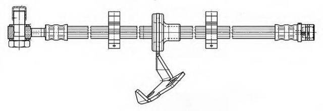 Гальмівний шланг FHY2302 FERODO