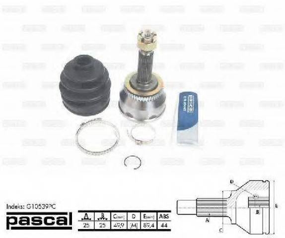 ШРУС зовнішній передній G10539PC PASCAL