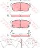 Колодки гальмівні дискові комплект GDB3236 TRW