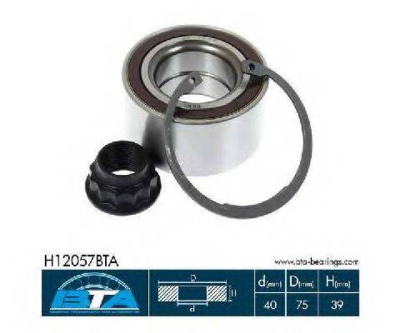 Комплект підшипника маточини колеса H12057BTA BTA