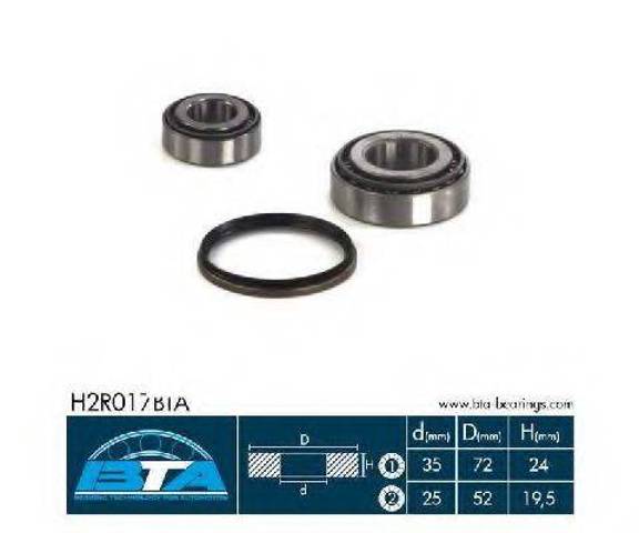 Підшипник ступиці задньої H2R017BTA BTA