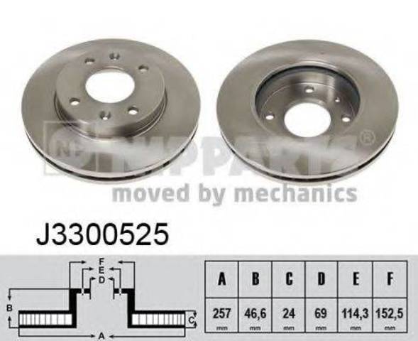 Ротор гальмівний J3300525 NIPPARTS