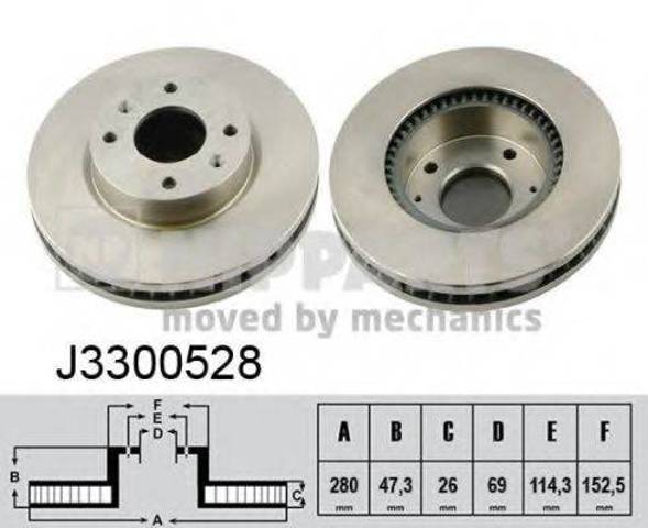 Ротор гальмівний J3300528 NIPPARTS