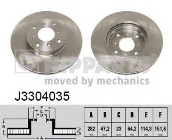 Ротор гальмівний J3304035 NIPPARTS