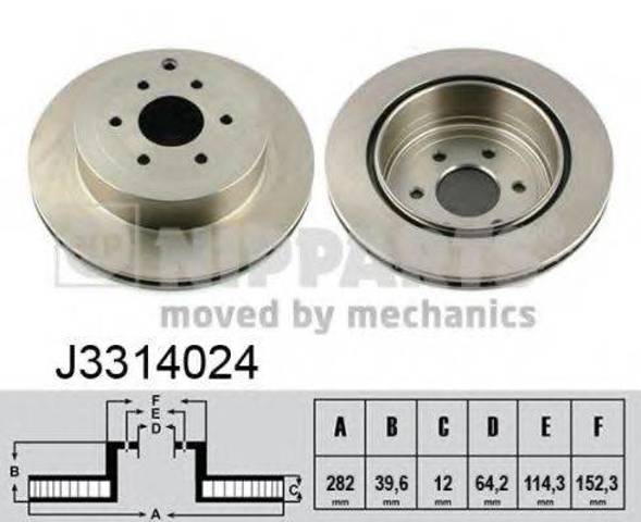 Дискові гальма J3314024 NIPPARTS