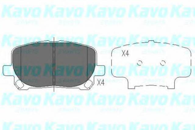 Гальмівні колодки KBP9021 KAVO PARTS