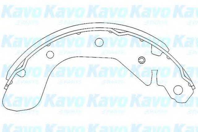 Гальма робочі задні ножні і гальмівні барабани KBS1401 KAVO PARTS
