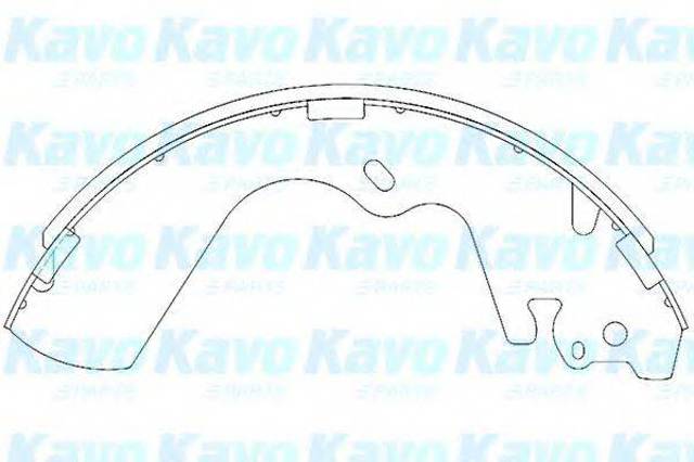 Kavo parts hyundai комплект гальмівних колодок galloper ii (jk-01) 2.5 td 98-03, h-1 / starex (a1) 2.4 03-04 KBS3403
