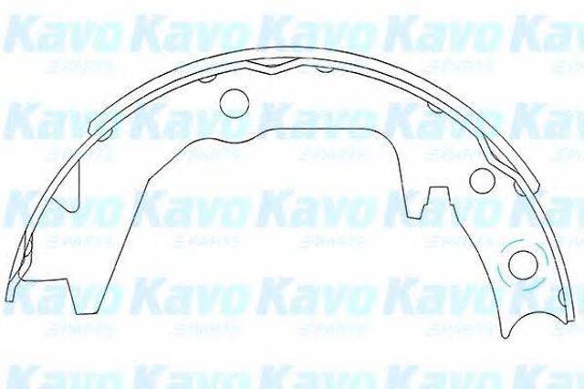 Гальмівні колодки стоянкового гальма KBS6404 KAVO PARTS