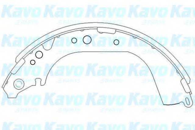 Колодки гальмівні задні, барабанні KBS9901 KAVO PARTS