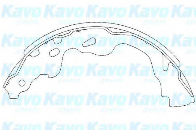 Колодки гальмівні задні, барабанні KBS9905 KAVO PARTS