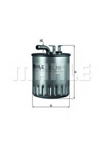 Фільтр паливний KL1001 MAHLE